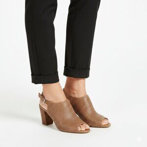 Franco Sarto Women’s Tan Sandal Heels – Size 6